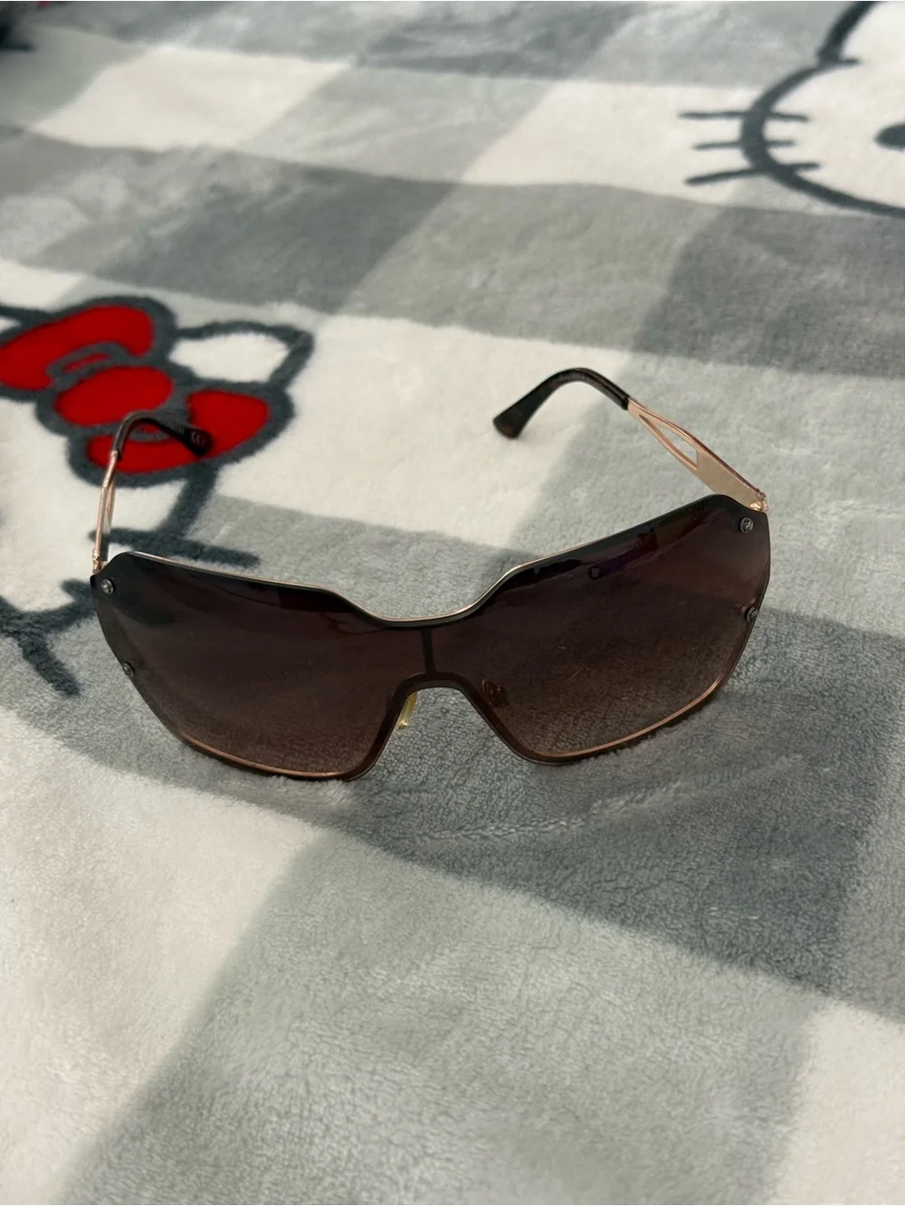 Rocawear Brown Gradient Shield Sunglasses
